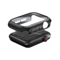 UNIQ NAUTIC WATCH CASE WITH IP68 WATER-RESISTANT CURVED TEMPERED GLASS SCREEN PROTECTION 45MM – MIDNIGHT (BLACK)