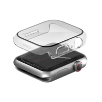 UNIQ NAUTIC WATCH CASE WITH IP68 WATER-RESISTANT CURVED TEMPERED GLASS SCREEN PROTECTION 45MM – DOVE (CLEAR)