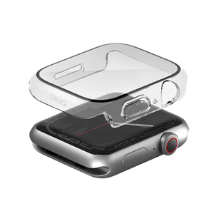 UNIQ NAUTIC WATCH CASE WITH IP68 WATER-RESISTANT CURVED TEMPERED GLASS SCREEN PROTECTION 41MM – DOVE (CLEAR)