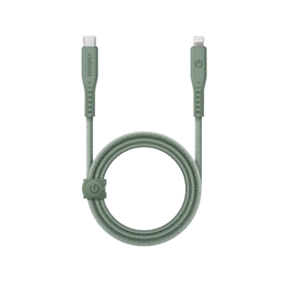 Energea Flow USB-C to Lightning Cable 1.5M - Green