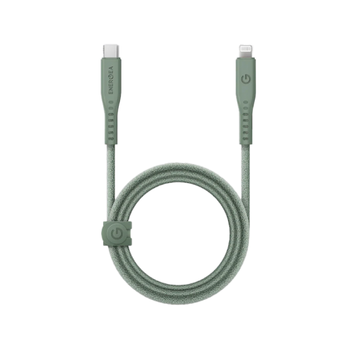 Energea Flow USB-C to Lightning Cable 1.5M - Green