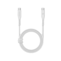 Energea Flow USB-C to USB-C Cable 1.5M - White