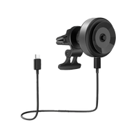 ENERGEA AIRLOCK, VACUUM PHONE MOUNT WITH 15W WIRELESS CHARGING - GUNMETAL