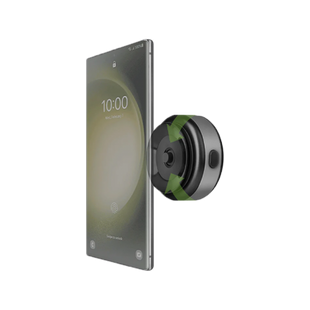 ENERGEA AIRLOCK, VACUUM PHONE MOUNT WITH 15W WIRELESS CHARGING - GUNMETAL