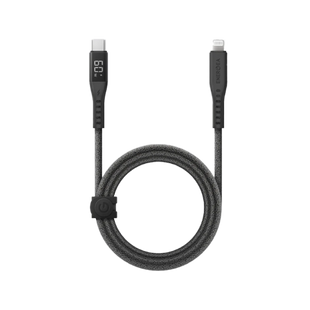 ENERGEA FLOW C-L MFI DISPLAY CABLE 480MBPS WITH MCT 1.5M - BLACK