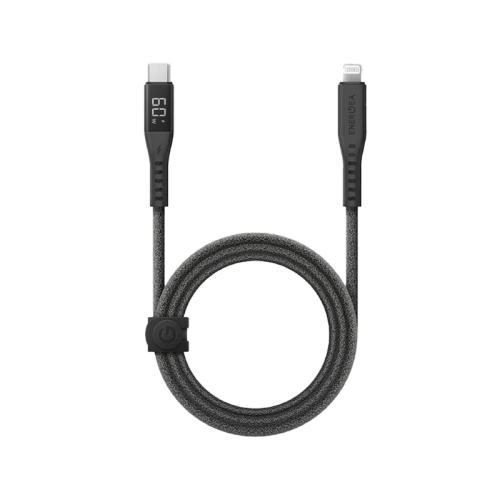 ENERGEA FLOW C-L MFI DISPLAY CABLE 480MBPS WITH MCT 1.5M - BLACK