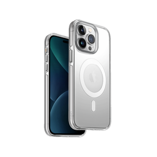 UNIQ HYBRID IPHONE 15 PRO  MAGCLICK CHARGING CALIO - NUDE (TRANSPARENT)