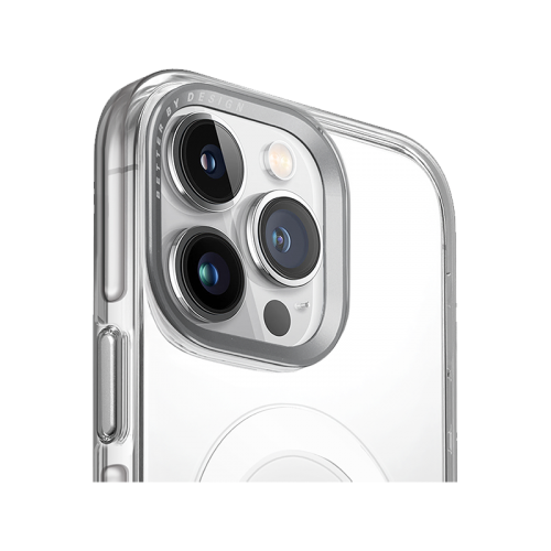 UNIQ HYBRID IPHONE 15 PRO  MAGCLICK CHARGING CALIO - NUDE (TRANSPARENT)