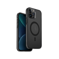 UNIQ HYBRID IPHONE 15 PRO MAGCLICK CHARGING CALIO - SMOKED (GREY TINTED)