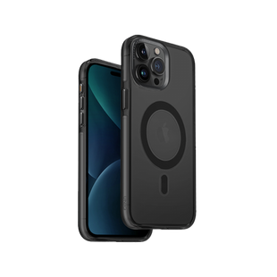 UNIQ HYBRID IPHONE 15 PRO MAGCLICK CHARGING CALIO - SMOKED (GREY TINTED)