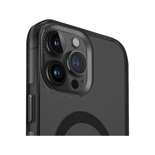 UNIQ HYBRID IPHONE 15 PRO MAGCLICK CHARGING CALIO - SMOKED (GREY TINTED)