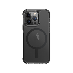 UNIQ HYBRID IPHONE 15 PRO MAGCLICK CHARGING COMBAT (AF) - CARBON (BLACK)