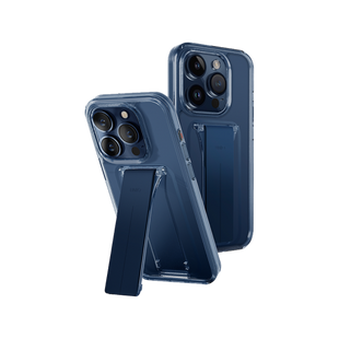 UNIQ HYBRID IPHONE 15 PRO  HELDRO MOUNT WITH STAND - ULTRAMARINE (DEEP BLUE)