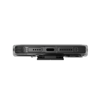 UNIQ HYBRID IPHONE 15 PRO HELDRO MOUNT WITH STAND - VAPOUR (SMOKE)