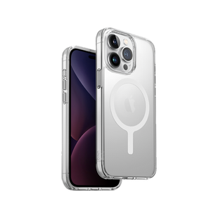 UNIQ HYBRID IPHONE 15 PRO MAGCLICK CHARGING LIFEPRO XTREME (AF) - DOVE (FROST CLEAR)
