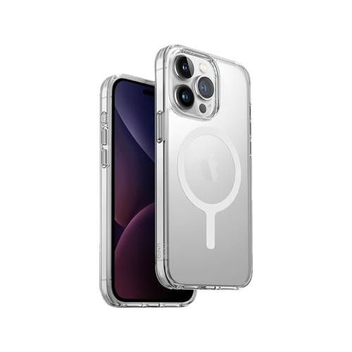 UNIQ HYBRID IPHONE 15 PRO MAGCLICK CHARGING LIFEPRO XTREME (AF) - DOVE (FROST CLEAR)
