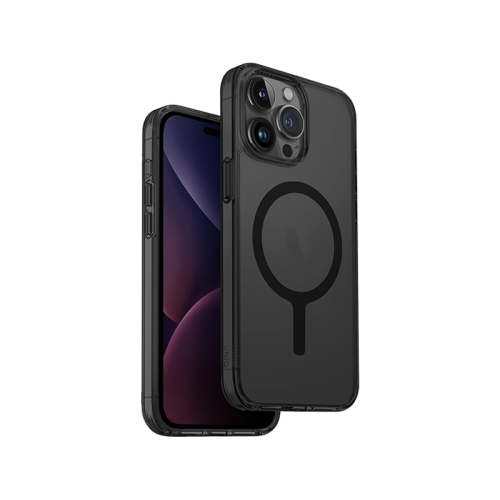UNIQ HYBRID IPHONE 15 PRO MAGCLICK CHARGING LIFEPRO XTREME (AF) - SMOKE (FROST SMOKE)