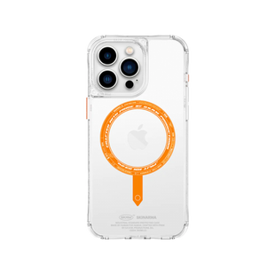SKINARMA IPHONE 15 PRO SAIDO MAG-CHARGE (SUNBURST EDITION) EOL Orange
