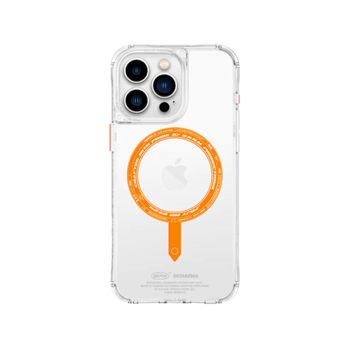 SKINARMA IPHONE 15 PRO SAIDO MAG-CHARGE (SUNBURST EDITION) EOL Orange