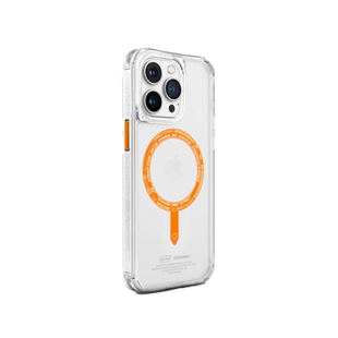 SKINARMA IPHONE 15 PRO SAIDO MAG-CHARGE (SUNBURST EDITION) EOL Orange