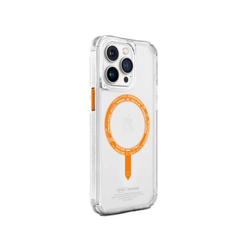 SKINARMA IPHONE 15 PRO SAIDO MAG-CHARGE (SUNBURST EDITION) EOL Orange