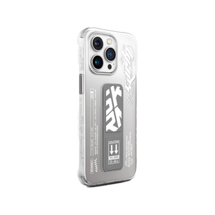 SkinArma Cosmo Grip-Stand Case for iPhone 15 Pro - Grey EOL Grey