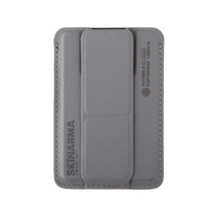 SKINARMA MAG-CHARGE CARD HOLDER WITH GRIP STAND ~ KADO Grey