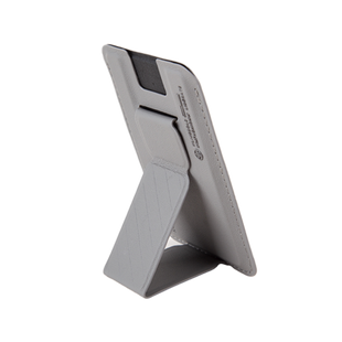 SKINARMA MAG-CHARGE CARD HOLDER WITH GRIP STAND ~ KADO Grey