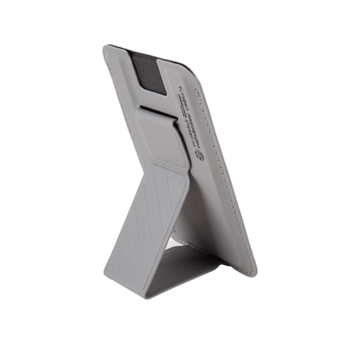 SKINARMA MAG-CHARGE CARD HOLDER WITH GRIP STAND ~ KADO Grey