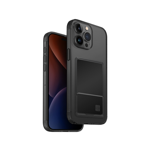 UNIQ HYBRID IPHONE PRO (2023) 6.1 AIR FENDER ID - SMOKED (GREY TINTED)