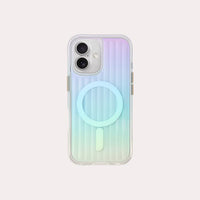 UNIQ COEHL IPHONE 16 (2024) 6.1 MAGNETIC CHARGING LINEAR - IRIDESCENT (IRIDESCENT)