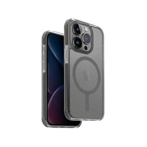 UNIQ HYBRID IPHONE PRO (2023) 6.1 MAGCLICK CHARGING COMBAT (AF) - FROST GREY (FROST GREY)