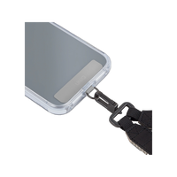 UNIQ VISTA 2-IN-1 LANYARD AND HAND STRAP Midnight Black (Midnight Black)