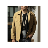 UNIQ VISTA 2-IN-1 LANYARD AND HAND STRAP Midnight Black (Midnight Black)