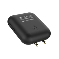 ENERGEA AIRLINK, DUAL CHANNEL AIRPLANE BLUETOOTH TRANSMITTER - BLACK