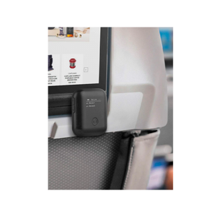ENERGEA AIRLINK, DUAL CHANNEL AIRPLANE BLUETOOTH TRANSMITTER - BLACK