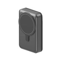 ENERGEA MAGWALLET CARD 10K, 10000MAH MAGPAC PLUS POWER BANK WITH MAGWALLET CARD - GUN/BLK EOL