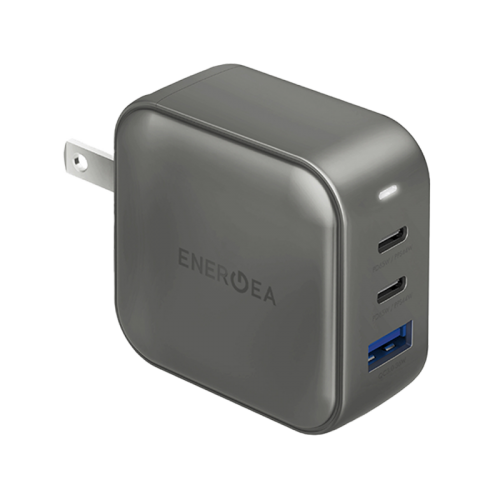 ENERGEA TRAVELWORLD GAN66, 2C1A PD/PPS/QC3.0 WALL CHARGER,66W (US+UK+EU+AU) - GUN EOL