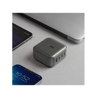 ENERGEA TRAVELWORLD GAN100, 3C1A PD/PPS/QC3.0 WALL CHARGER,100W (US+UK+EU+AU) - GUN EOL