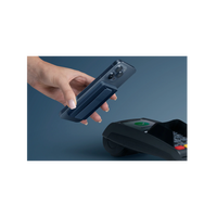 Uniq Heldro ID Magnetic Card Holder With Grip-Band and Stand - Midnight Black EOL