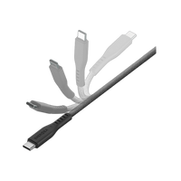 ENERGEA FLOW 10GPBS USB 3.2 GEN 2 C-C CABLE 10GBPS, 240W WITH MCT 2M -BLACK