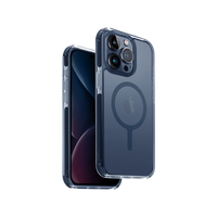 UNIQ HYBRID IPHONE 15 PRO  MAGCLICK CHARGING COMBAT (AF) - SMOKE BLUE (SMOKE BLUE)