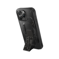 SKINARMA IPHONE 15 PRO (6.1”) HELIO MAG-CHARGE + GRIP-STAND BLACK