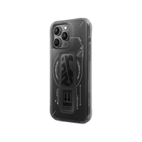 SKINARMA IPHONE 15 PRO (6.1”) HELIO MAG-CHARGE + GRIP-STAND BLACK