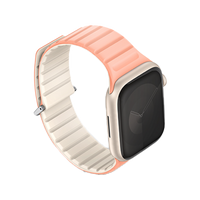 UNIQ REVIX EVO REVERSIBLE MAGNETIC APPLE WATCH STRAP 41/40/38MM - CREPE (CREPE PINK/IVORY)