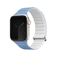 UNIQ REVIX EVO REVERSIBLE MAGNETIC APPLE WATCH STRAP 41/40/38MM - POWDER BLUE (POWDER BLUE/WHITE)