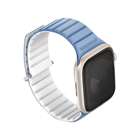 UNIQ REVIX EVO REVERSIBLE MAGNETIC APPLE WATCH STRAP 41/40/38MM - POWDER BLUE (POWDER BLUE/WHITE)