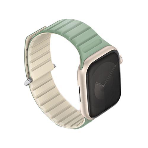 UNIQ REVIX EVO REVERSIBLE MAGNETIC APPLE WATCH STRAP 41/40/38MM - SOFT MINT (SOFT MINT/BEIGE)
