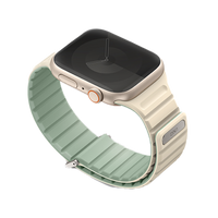 UNIQ REVIX EVO REVERSIBLE MAGNETIC APPLE WATCH STRAP 41/40/38MM - SOFT MINT (SOFT MINT/BEIGE)