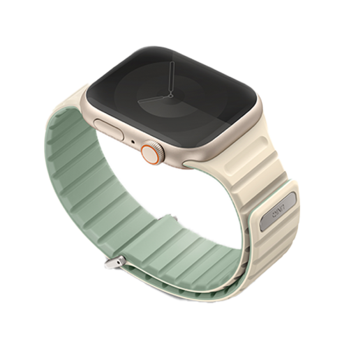 UNIQ REVIX EVO REVERSIBLE MAGNETIC APPLE WATCH STRAP 41/40/38MM - SOFT MINT (SOFT MINT/BEIGE)